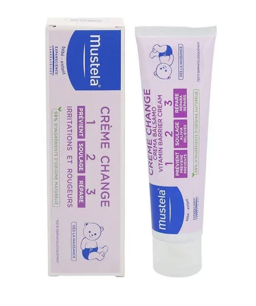MUSTELA Bebe Vitamin Barrier Creme 1-2-3 Cremă zilnică pentru schimbarea scutecului, 50ml — preț și oferte