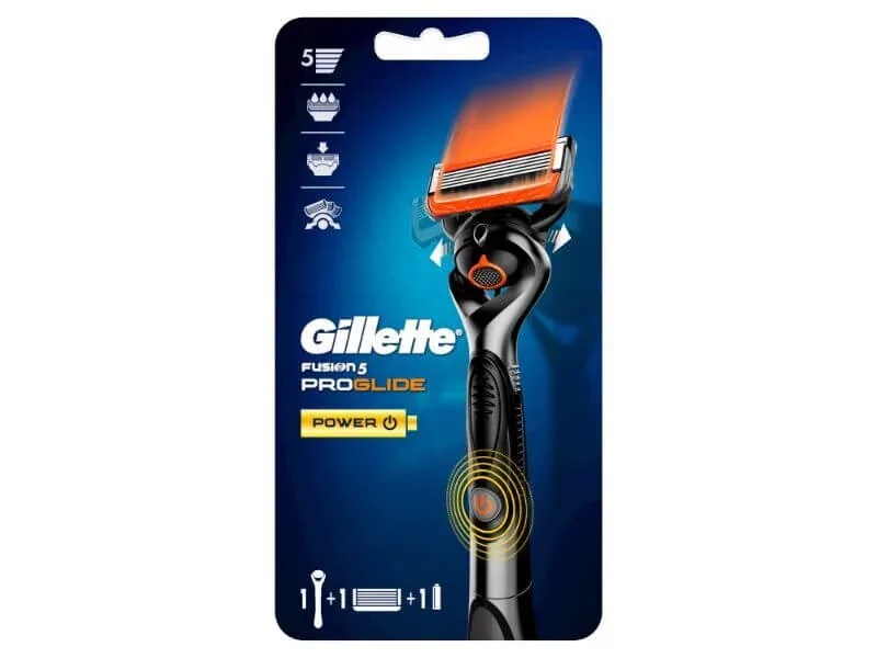 GILLETTE Fusion5 ProGlide Power Razor cu cap cu 5 lame de schimb și bandă de lubrifiere — preț și oferte