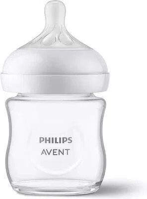 AVENT Natural Response Sticlă de sticlă pentru 0+ luni, alb 120ml [SCY930/01] — preț și oferte