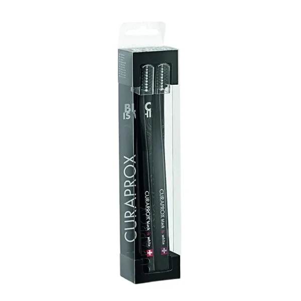 Set 2 periute de dinti Black is White, Curaprox | 1 set — preț și oferte