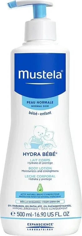 MUSTELA Bebe Hydra Bebe Loțiune de corp Crema de corp hidratantă pentru copii 500ml