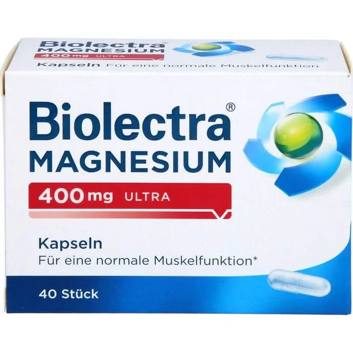 BIOLECTRA Magneziu 400 mg ultra Capsule 40 Capsule — preț și oferte