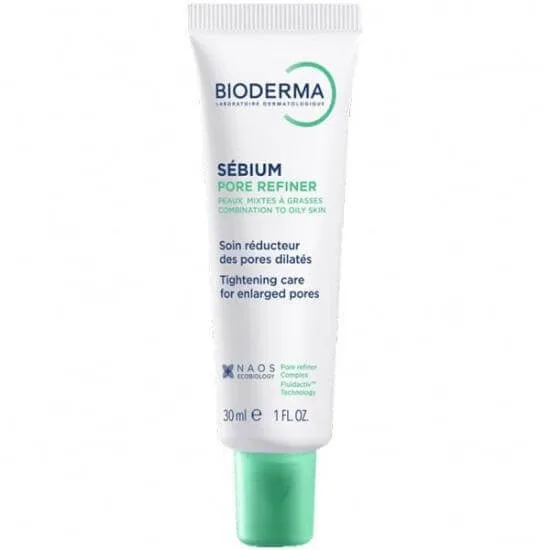 BIODERMA Sebium Pore Refiner Facial Cream pentru ten mixt-gras și pori dilatați 30ml — preț și oferte