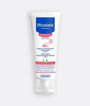 MUSTELA Bebe Bebe Cremă de față hidratantă calmantă Cremă hidratantă calmantă pentru fața sensibilă a bebelușului 40ml