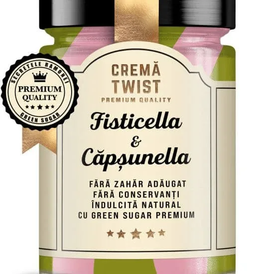 Crema twist Fisticella & Capsunella, 350 g, Secretele Ramonei — preț și oferte
