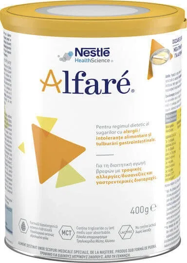 NESTLE Alfare Alimente dietetice pentru sugari cu simptome gastrointestinale datorate alergiilor și intoleranțelor alimentare, 400gr — preț și oferte