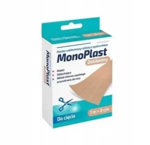 MonoPlast Tencuială nețesută din fleece 1 m x 8 cm, 1 buc
