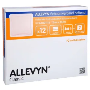 Pansament din spumă Allevyn 12x13 cm adeziv 12 buc