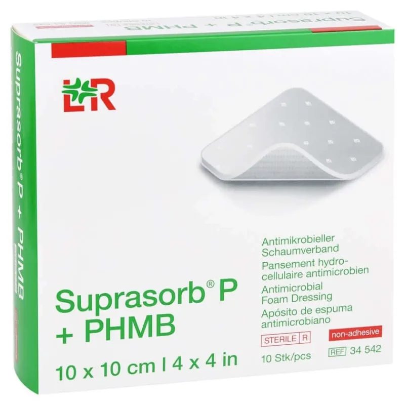 Pansament din spumă Suprasorb P+phmb 10x10 cm 10 buc — preț și oferte