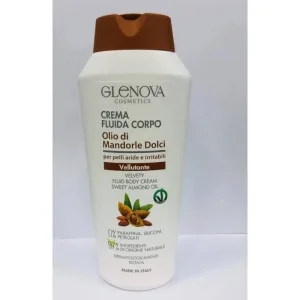 Glenova Cremă fluidă cu ulei de migdale dulci pentru tenul uscat și sensibil 300 ml