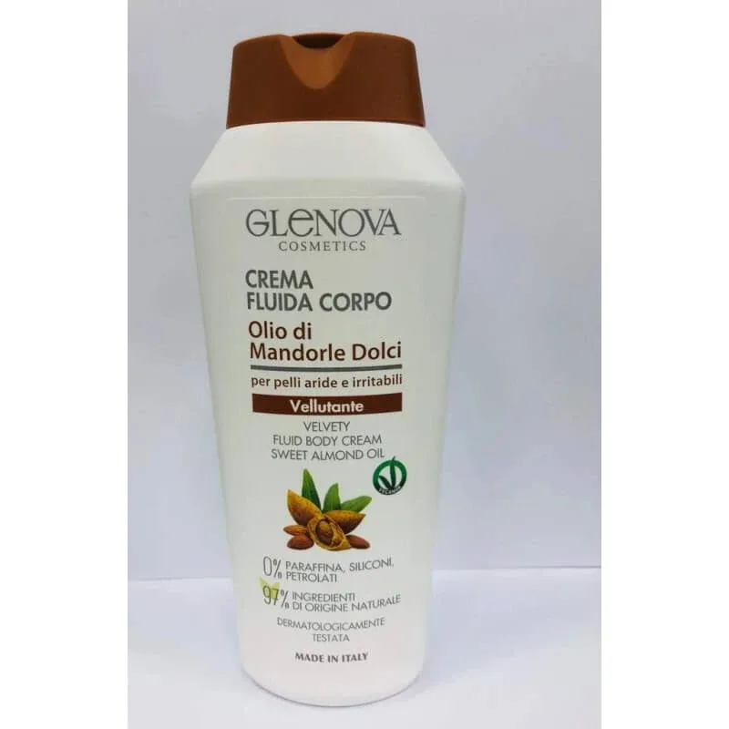 Glenova Cremă fluidă cu ulei de migdale dulci pentru tenul uscat și sensibil 300 ml — preț și oferte