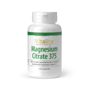 Citrat de magneziu 375 Mg Capsule vegane 120 Capsule