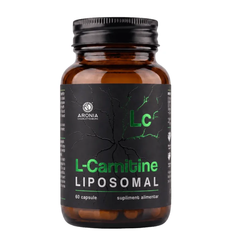 L-Carnitine Liposomal — 60 capsule cu L-Carnitină L-Tartrat în format lipozomal, pentru susținerea energie, metabolismului și performanței fizice — preț și oferte