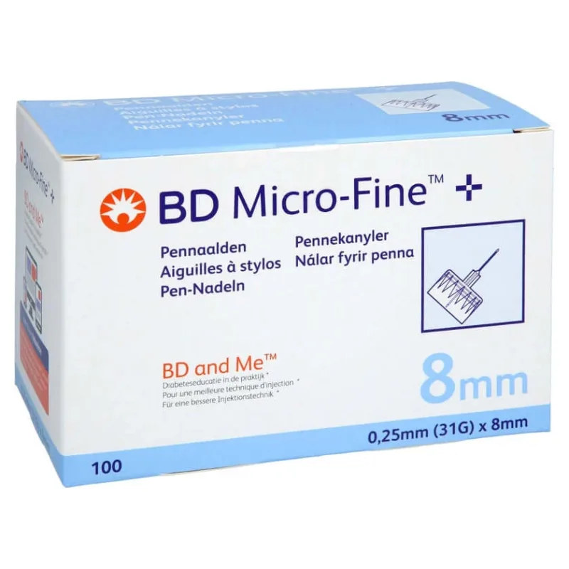Bd Micro-fine+ ace stilou 0.25x8 Mm 31 G 100 buc — preț și oferte