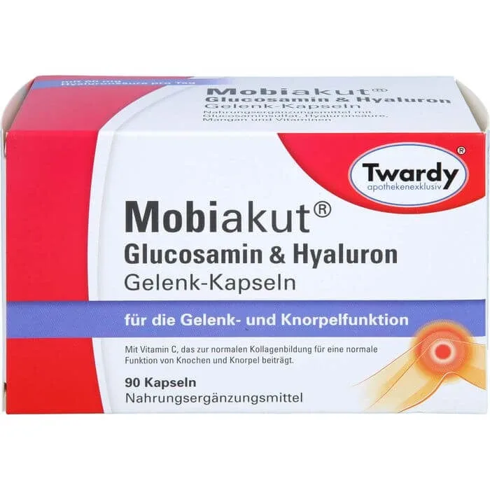 MOBIAKUT Glucozamină și Hyaluron Capsule pentru articulații 90 Capsule — preț și oferte
