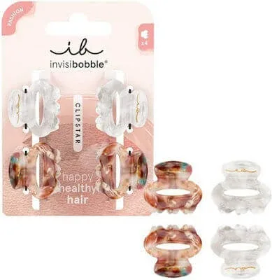 AMBITAS Invisibobble Clipstar Petit Bijoux Mini Clammer 4 Bucăți — preț și oferte