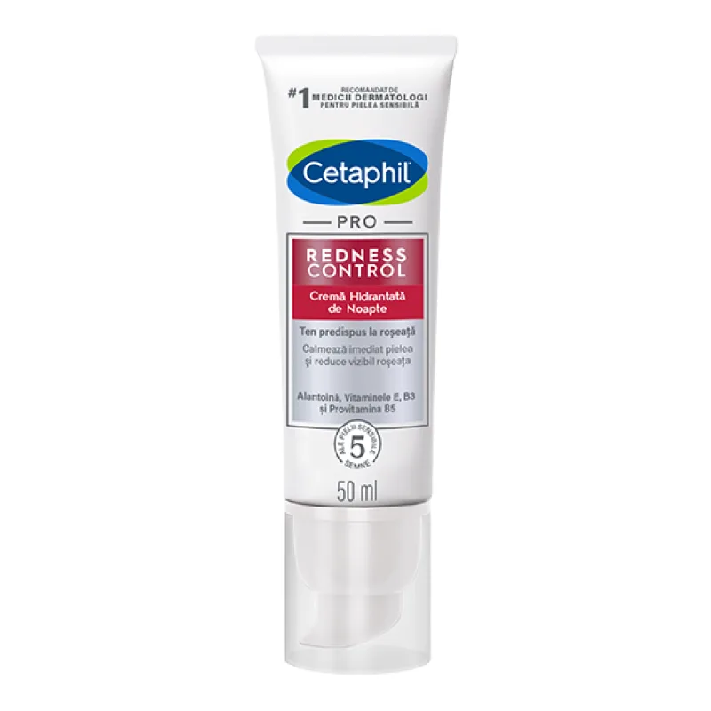 Crema hidratanta de noapte PRO Redness Control, 50 ml, Cetaphil — preț și oferte