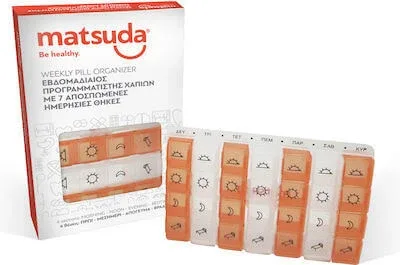 MATSUDA Cutie de pastile săptămânală cu 28 de poziții — preț și oferte