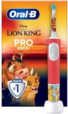 ORAL B Vitality Pro Kids 3+ Years Regele Leu Periuță de dinți electrică pentru copii 3+ ani și cutie de călătorie — preț și oferte