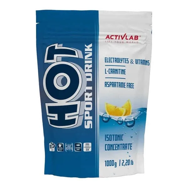 Băutură izotonică concentrată HOT, aromă de lămâie, 1000g — preț și oferte