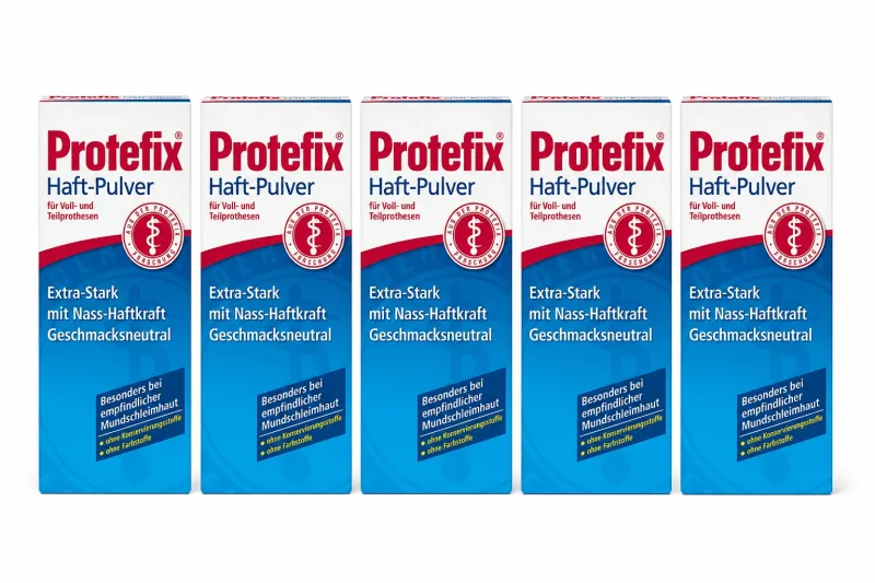 Pudră adezivă Protefix 5x50 g — preț și oferte