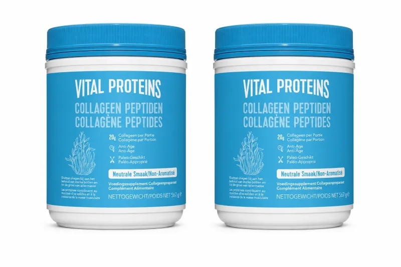 Vital Proteins 2x567 g, Collagen Peptides, pudră fără aromă — preț și oferte
