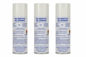 Cloraetil Dr. Henning, spray, 3x175 ml, fără gaz propulsor