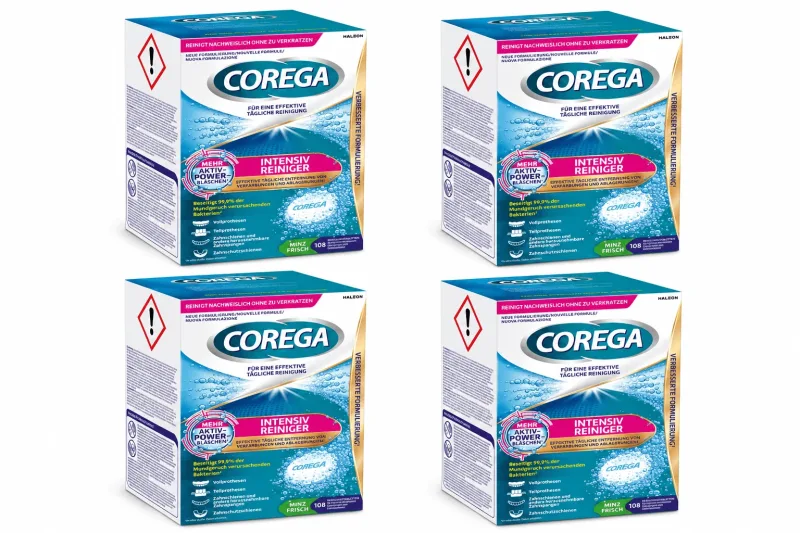 Corega Tabs Intensive Cleaner 4x108 buc — preț și oferte