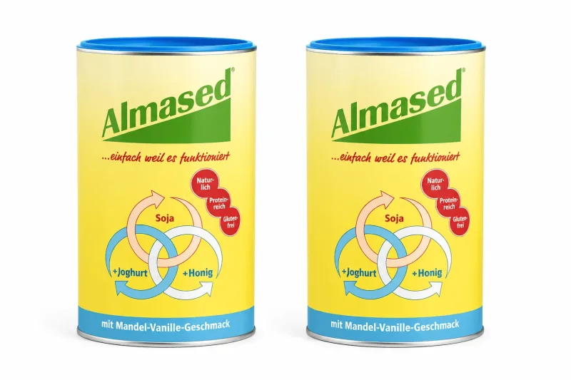 Almased aromă de migdale-vanilie 2x500 g Almased Wellness — preț și oferte
