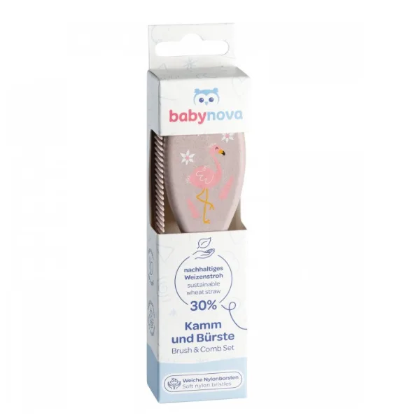 Set perie si pieptene pentru bebelusi, 33114, Baby Nova — preț și oferte