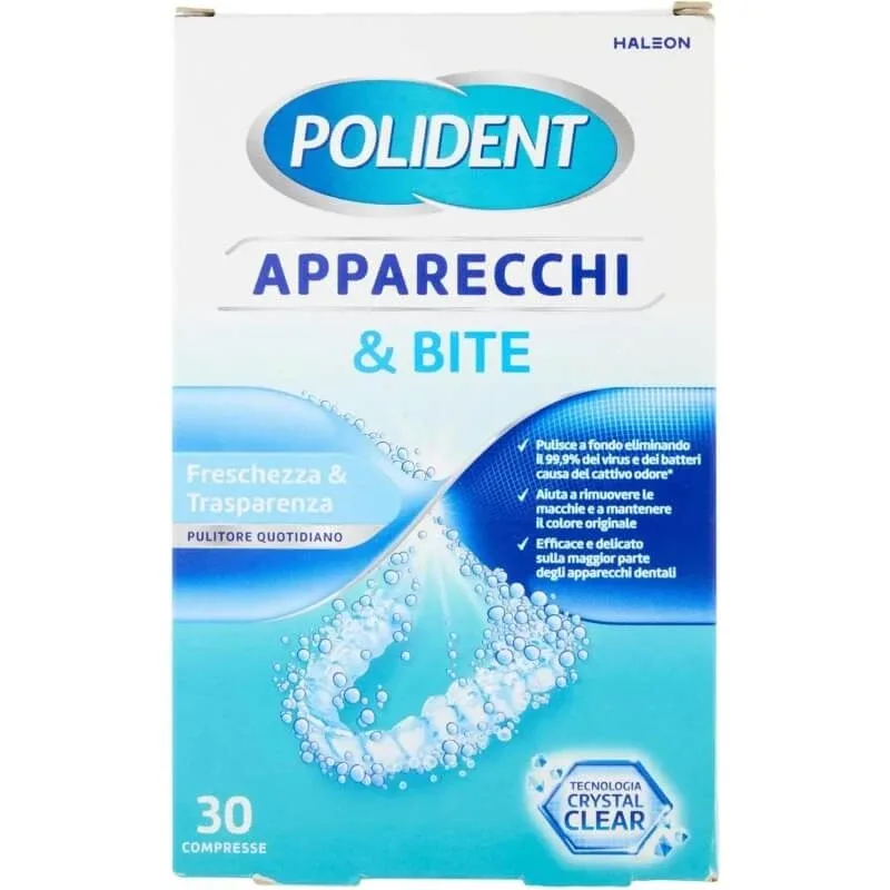 Polident Aparate dentare și gutiere – 30 de comprimate efervescente pentru o curățare profundă — preț și oferte
