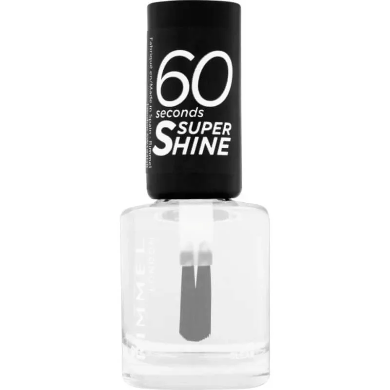 Rimmel 60 seconds super shine – lac de unghii cu uscare rapidă nr. 740 transparent Rimmel London — preț și oferte