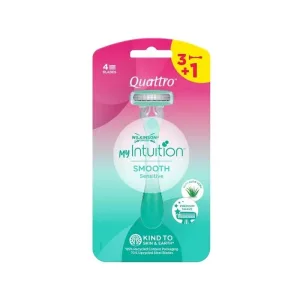 Wilkinson Quattro my intuition smooth sensitive – 4 aparate de ras de unică folosință