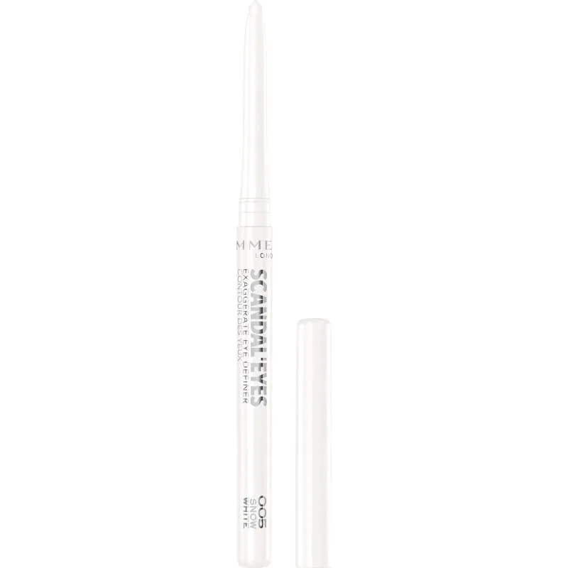 Rimmel Scandaleyes Exaggerate – creion de ochi automat, rezistent la apă, nr. 005 White Snow Rimmel London — preț și oferte