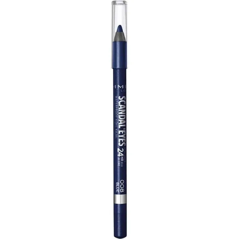 Rimmel Scandaleyes Waterproof Kohl – creion de ochi nr. 008 albastru Rimmel London — preț și oferte