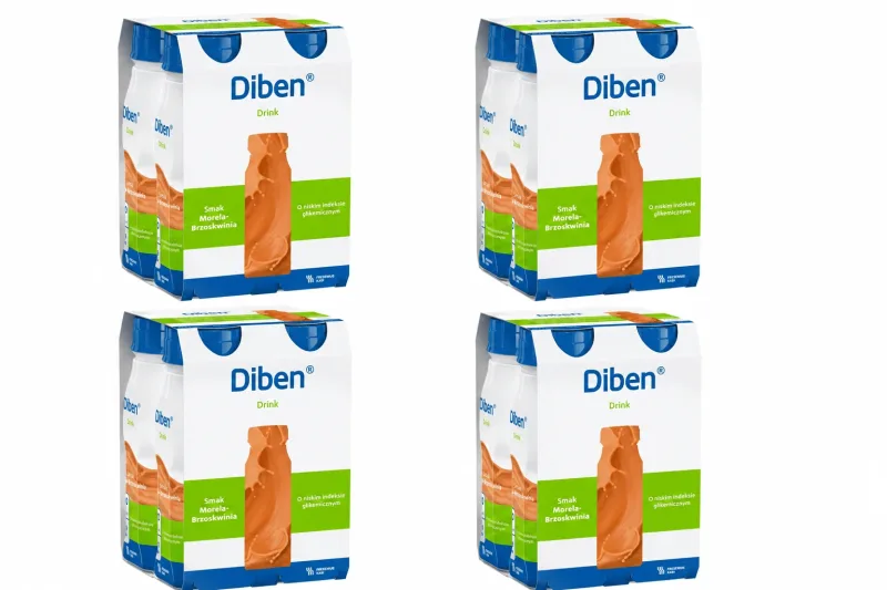 Diben Drink, 16 x 200 ml - cu aromă de fructe de caise și piersici, Fresenius Kabi Fresenius Kabi Germania — preț și oferte