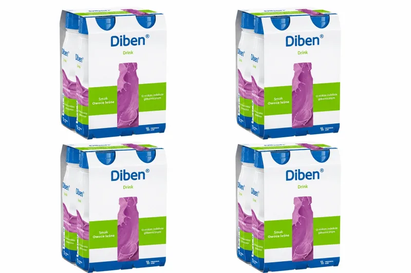Diben Drink, 16 x 200 ml - cu aromă de fructe de pădure, Fresenius Kabi Fresenius Kabi Germania — preț și oferte