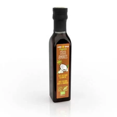 Sos de cocos bio Aminos, 250 ml, Maya Gold — preț și oferte