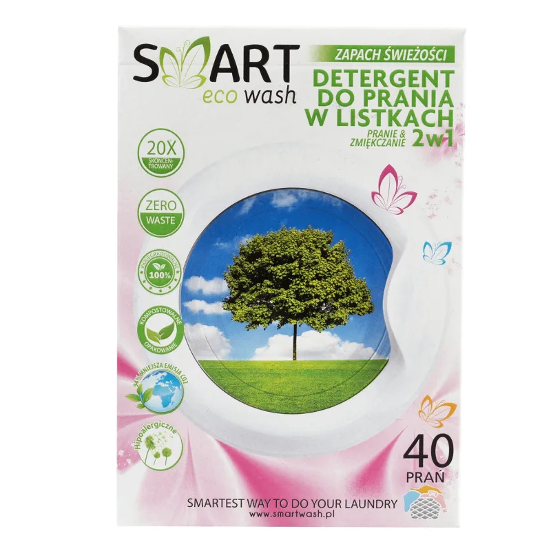 Smart Eco Wash, foi de spălare și înmuiere, prospețime, 40 buc — preț și oferte