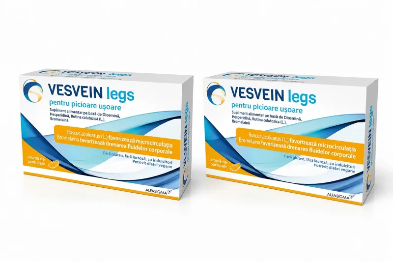 Vesvein Legs,2x60 comprimate, Alfasigma  — preț și oferte