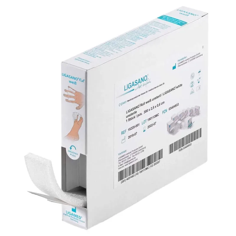 Ligasano Roll bandaj alb 0,6x2,5x300 cm u 1 buc — preț și oferte