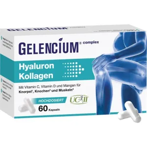 GELENCIUM Hyaluron Colagen doza mare de vitamina C Capsule 60 Capsule