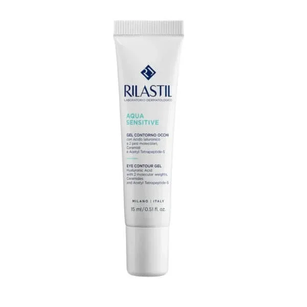 Rilastil Aqua Sensitive - Gel pentru conturul ochilor pentru piele sensibilă — preț și oferte