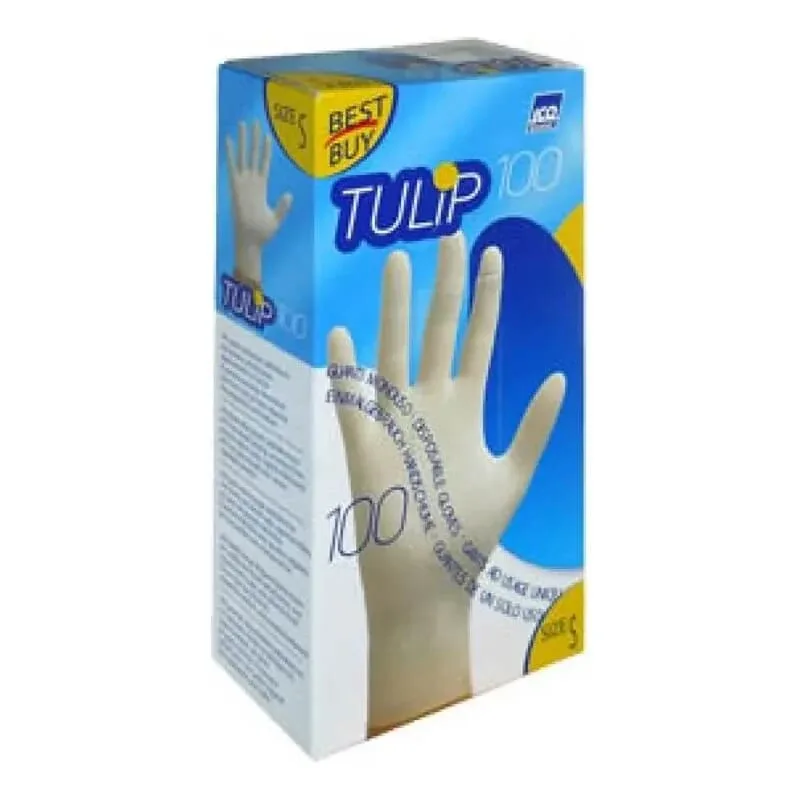Tulip 100 mănuși de unică folosință pentru uz casnic, mărimea S — preț și oferte