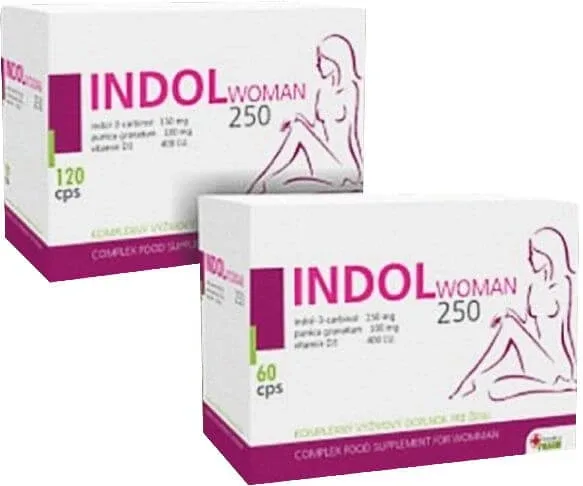 Indol WOMAN 250 ACTION 180 capsule — preț și oferte