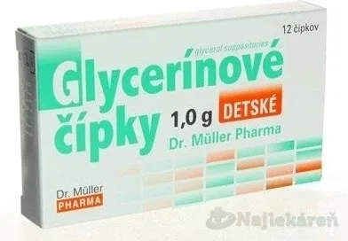 Dr. Müller Glicerină supozitoare 1,0 g 1x12 buc sup copii Dr. Muller Pharma — preț și oferte