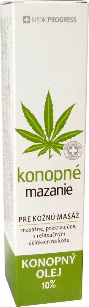 Lubrifiere cu cânepă 10% ulei de cânepă 1×100 ml, pentru masajul pielii — preț și oferte