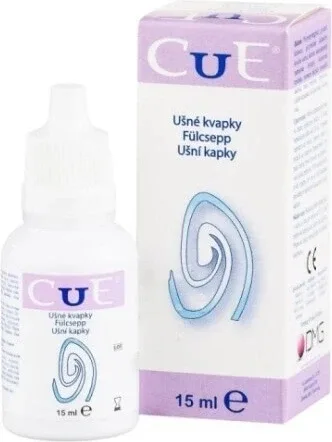 CUE picături pentru urechi 1×15 ml, tratamentul canalului auditiv extern — preț și oferte