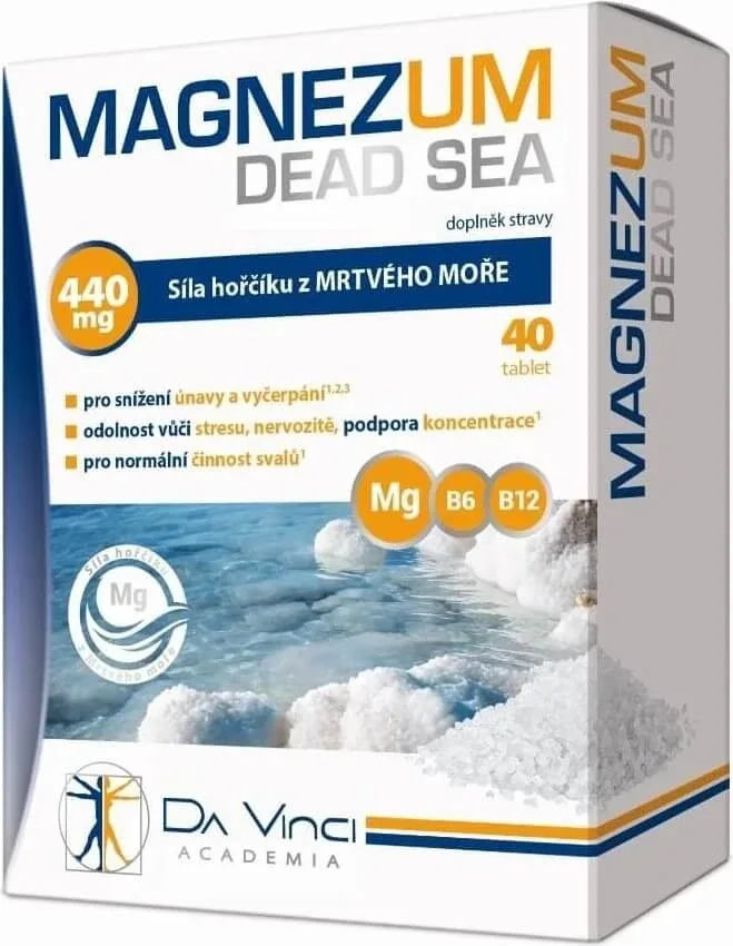 MAGNEZUM DEAD SEA - DA VINCI tbl 1x40 buc — preț și oferte