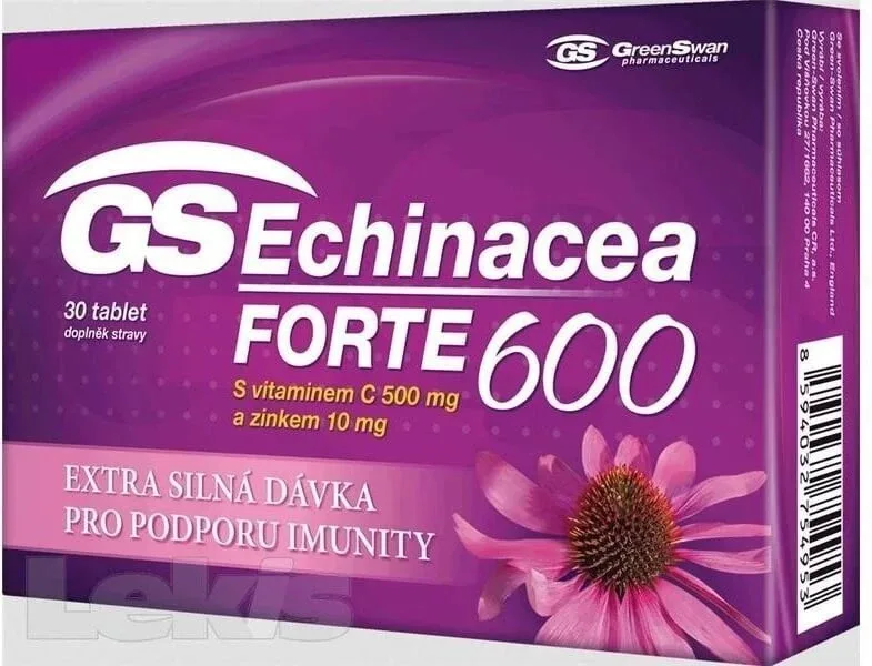 GS Echinacea FORTE 600mg 1×30 tbl, supliment alimentar — preț și oferte